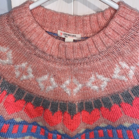 NWT Crewcuts Festive Fair Isle Sweater - Picture 8 of 9